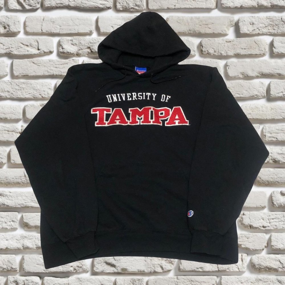 Vintage Champion Collegiate Style Hoodie University of Tampa